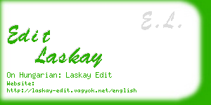 edit laskay business card